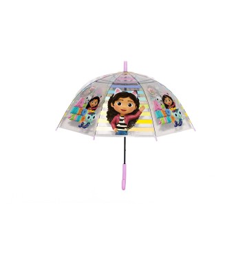PARAGUAS CUPULA 43 cm GABBY'S DOLLHOUSE "PARTY"