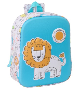 MOCHILA GUARDERIA 3D SAFTA LION 3D