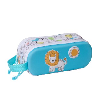 PORTATODO DOBLE 3D SAFTA LION 3D
