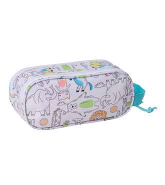 PORTATODO DOBLE 3D SAFTA LION 3D 2