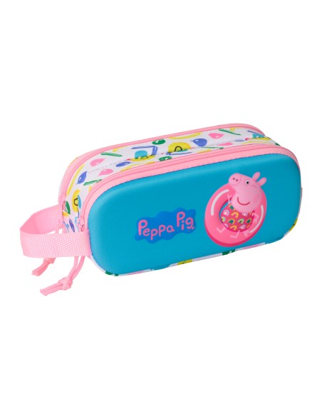 PORTATODO DOBLE 3D PEPPA PIG 3D