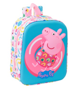 MOCHILA GUARDERIA 3D PEPPA PIG 3D