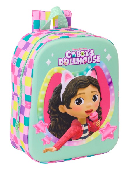 MOCHILA GUARDERIA 3D GABBY'S DOLLHOUSE 3D