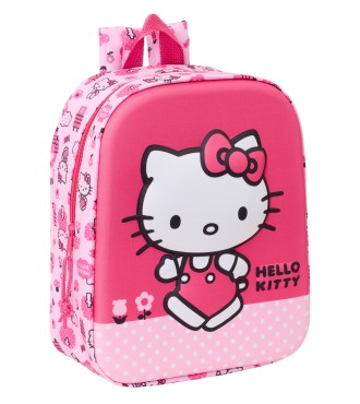 MOCHILA GUARDERIA 3D HELLO KITTY 3D