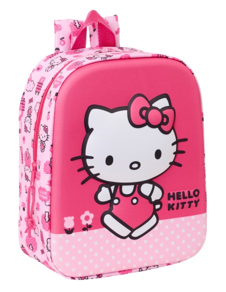 MOCHILA GUARDERIA 3D HELLO KITTY 3D