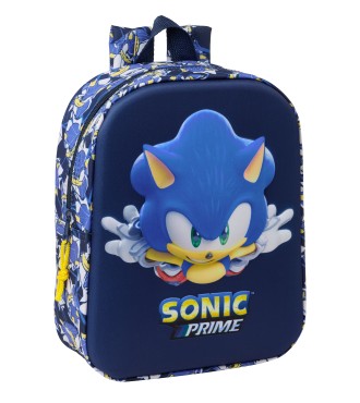 MOCHILA GUARDERIA 3D SONIC "CITY"