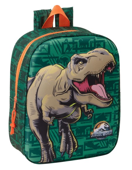 MOCHILA GUARDERIA 3D JURASSIC WORLD 3D