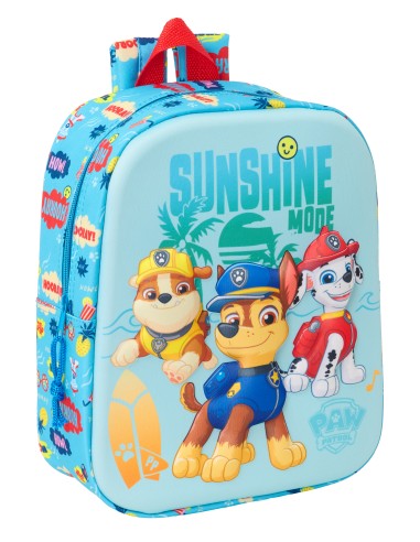 MOCHILA GUARDERIA 3D PAW PATROL 3D