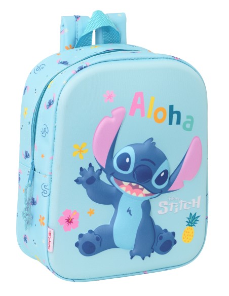 MOCHILA GUARDERIA 3D STITCH 3D