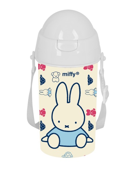 BOTELLA 500ml APERTURA AUTOM. CON PAJITA MIFFY "BUDDY" BOTELLA 500ml APERTURA AUTOM. CON PAJITA MIFFY "BUDDY"