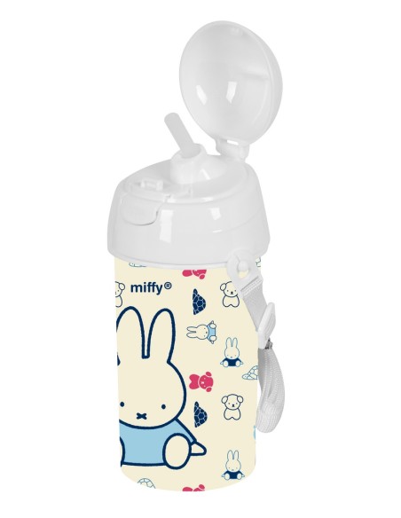 BOTELLA 500ml APERTURA AUTOM. CON PAJITA MIFFY "BUDDY" BOTELLA 500ml APERTURA AUTOM. CON PAJITA MIFFY "BUDDY"