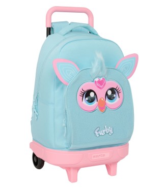 MOCHILA GDE. C/RUEDAS COMPACT EXTRAIBLE FURBY