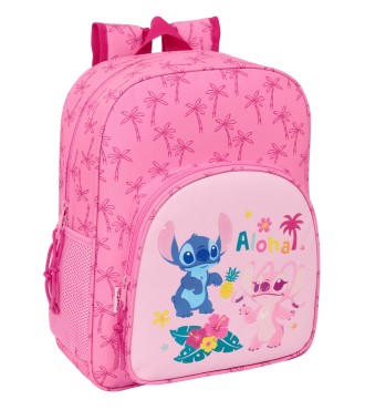 MOCHILA JUNIOR ADAPT.CARRO STITCH "CHILL"