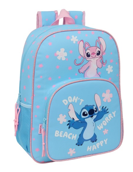 MOCHILA ADAPT.CARRO STITCH "HAPPY"