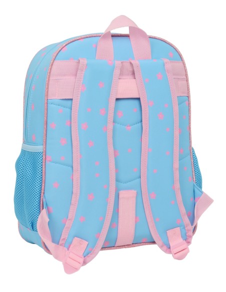 MOCHILA JUNIOR ADAPT.CARRO STITCH "HAPPY"