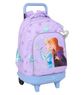 MOCHILA GDE. C/RUEDAS COMPACT EXTRAIBLE FROZEN "SPIRIT"