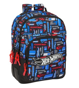 MOCHILA DOBLE ADAPT.CARRO HOT WHEELS