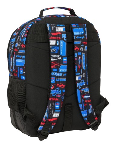 MOCHILA DOBLE ADAPT.CARRO HOT WHEELS