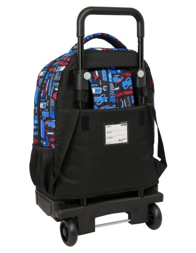 MOCHILA GDE. C/RUEDAS COMPACT EXT.SIMPLE HOT WHEELS