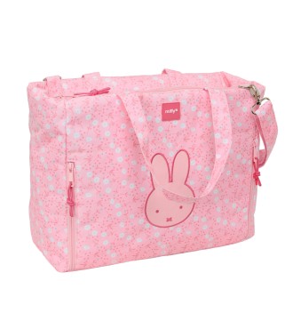 BOLSO CON BOLSILLO PARA PORTATIL 14,1'' MIFFY "FLORES"