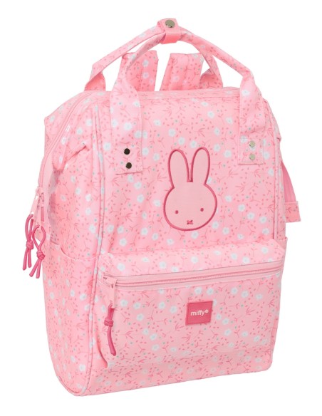 MOCHILA CON ASAS PARA PORTATIL 13" MIFFY "FLORES" MOCHILA CON ASAS PARA PORTATIL 13" MIFFY "FLORES"