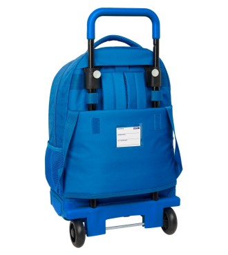 MOCHILA GDE. C/RUEDAS COMPACT EXTRAIBLE SUPERMAN 2