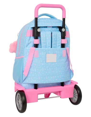 MOCHILA GDE. C/RUEDAS COMPACT EVOL. EXT. BLACKFIT8 "SMILE"