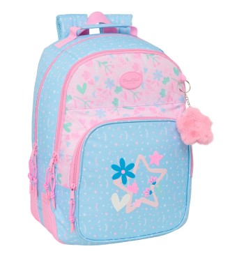 MOCHILA DOBLE ADAPT.CARRO BLACKFIT8 "SMILE"