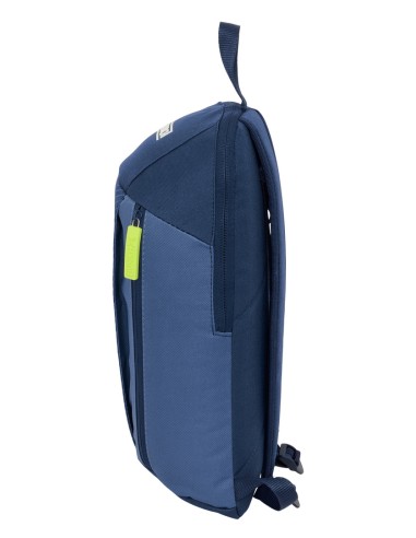 MINI MOCHILA CREMALLERA VERTICAL MUNICH "BLUE INDIGO"