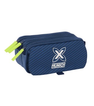 PORTATODO TRIPLE BIG MUNICH "BLUE INDIGO"
