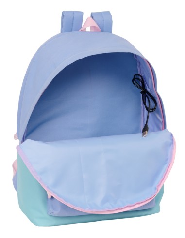 MOCHILA DOBLE PARA PORTATIL 15,6"+USB MUNICH "MELLOW"