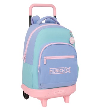MOCHILA GDE. C/RUEDAS COMPACT EXTRAIBLE MUNICH "MELLOW"