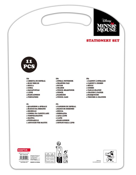 SET ESCRITURA MINNIE MOUSE "NAIVE" SET ESCRITURA MINNIE MOUSE "NAIVE"