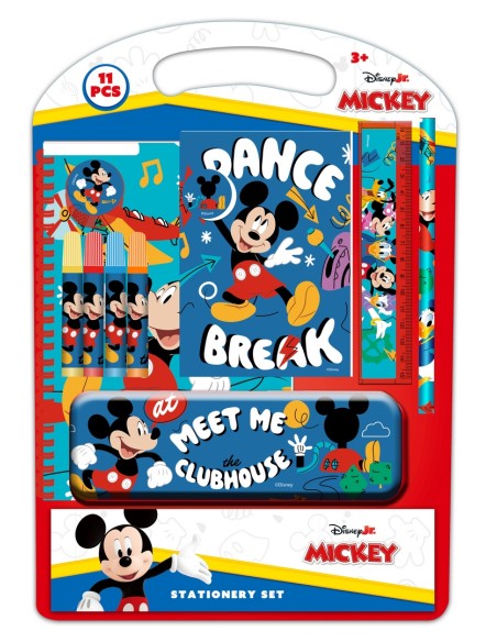 SET ESCRITURA MICKEY MOUSE "GOOD DAY"