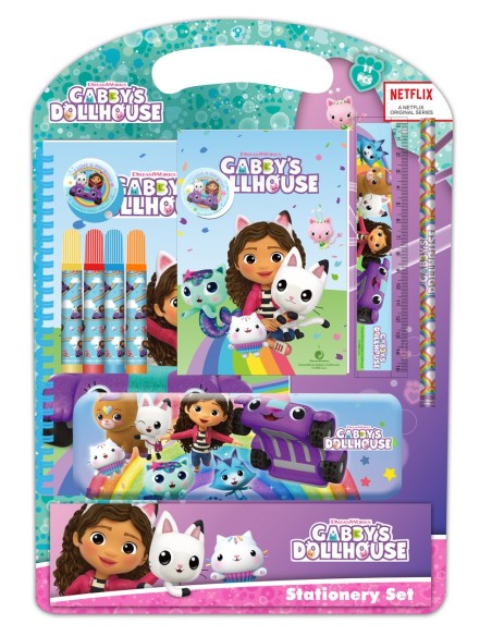 SET ESCRITURA GABBY'S DOLLHOUSE "CONFETTI"
