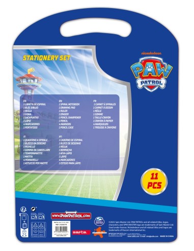 SET ESCRITURA PAW PATROL "COOL"