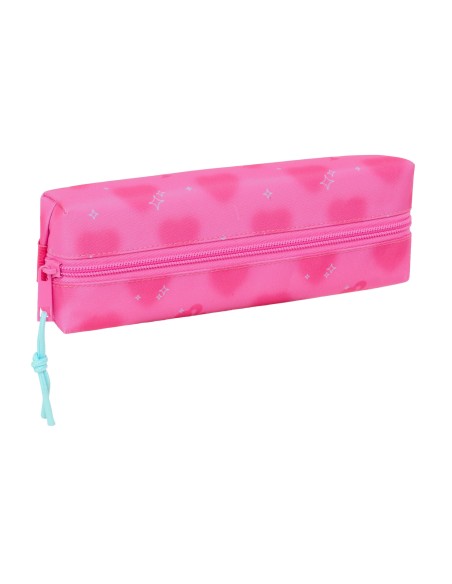 PORTATODO RECTANGULAR C/GOMA ELAST. 22CM BARBIE "CORAZONES"