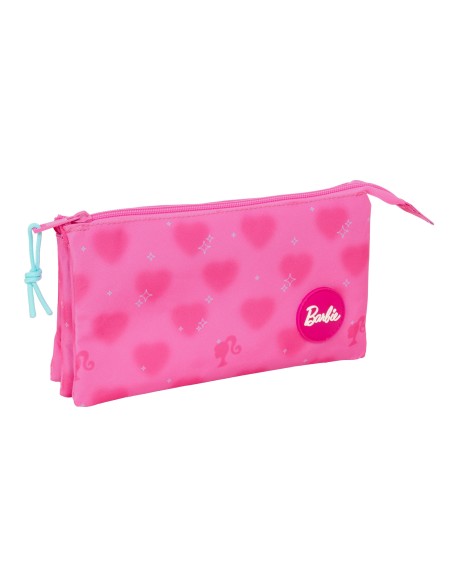 PORTATODO TRIPLE BARBIE "CORAZONES" PORTATODO TRIPLE BARBIE "CORAZONES"