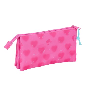 PORTATODO TRIPLE BARBIE "CORAZONES" 2