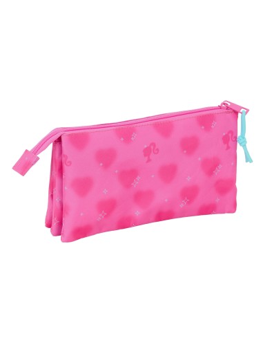 PORTATODO TRIPLE BARBIE "CORAZONES"