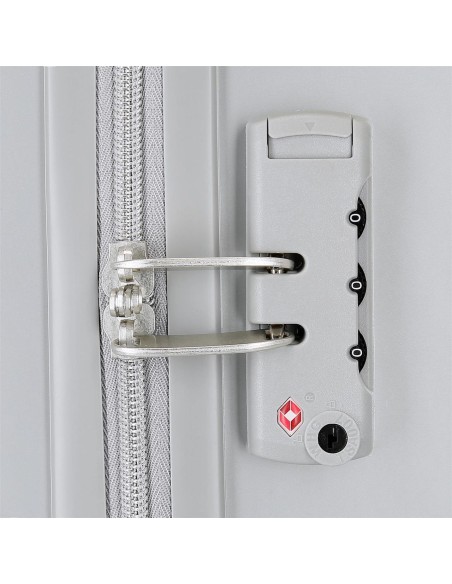 3591821 TROLLEY ABS 68CM. 4R. MICKEY PLATA