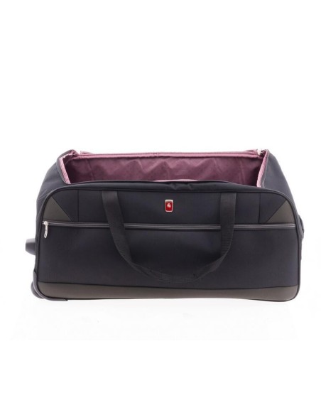 Bolso Viaje Con Ruedas M Gladiator Metro Negro Maletas Bl...
