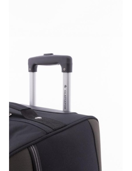 Bolso Viaje Con Ruedas M Gladiator Metro Negro Maletas Bl...