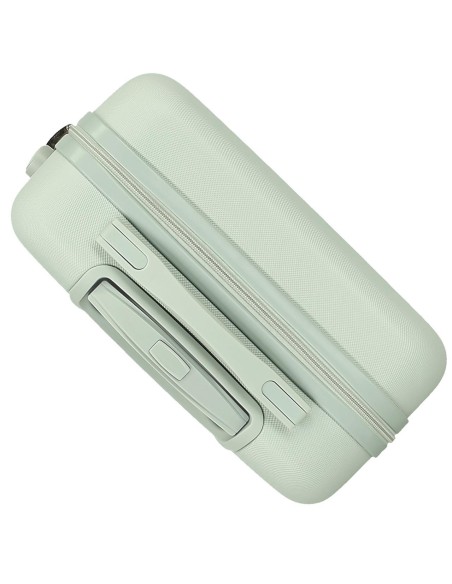 2311125 TROLLEY ABS 55CM. 4R. FROZEN NATURE MENTA