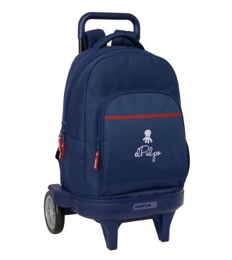 MOCHILA GDE. C/RUEDAS COMPACT EVOL. EXTRAIBLE EL PULPO