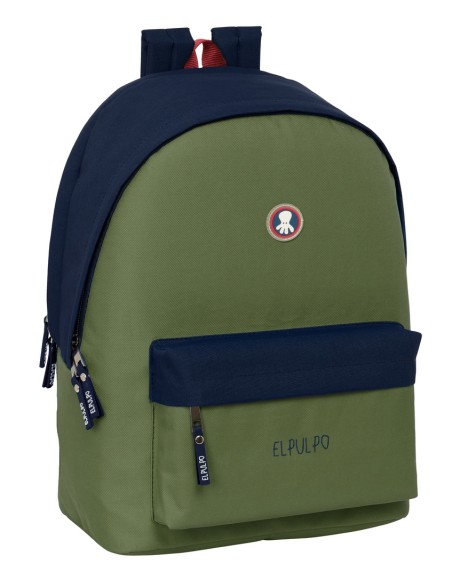 MOCHILA DOBLE PARA PORTATIL 15,6"+USB EL PULPO "VERDE" MOCHILA DOBLE PARA PORTATIL 15,6"+USB EL PULPO "VERDE"