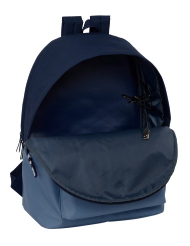 MOCHILA DOBLE PARA PORTATIL 15,6"+USB EL PULPO "AZUL"