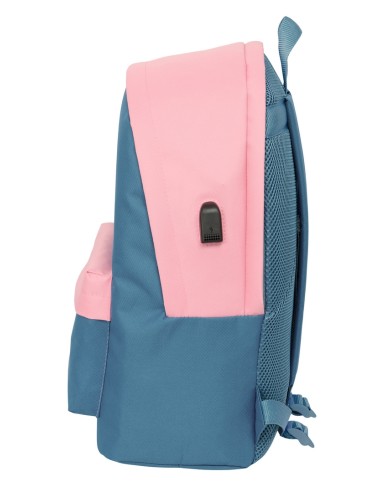 MOCHILA DOBLE PARA PORTATIL 15,6"+USB EL PULPO "INDIGO"