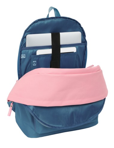 MOCHILA DOBLE PARA PORTATIL 15,6"+USB EL PULPO "INDIGO"