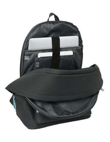 MOCHILA DOBLE PARA PORTATIL 15,6"+USB EL PULPO "GRAFITO"